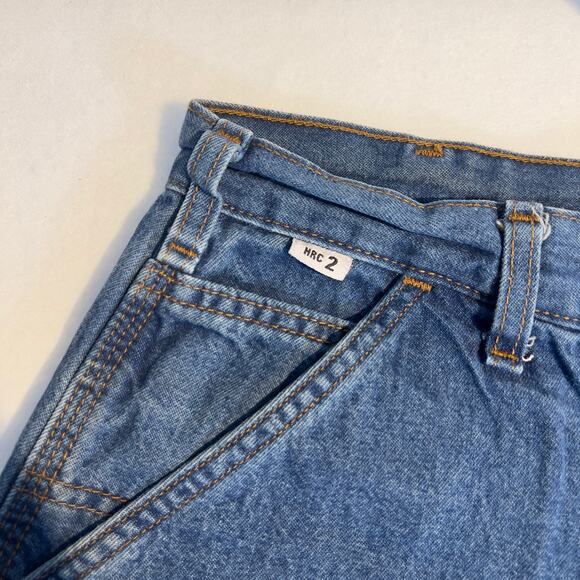 Carhartt FR Denim Jeans Men's 34w x 32L Flame Resistant FRB13 DNM Blue Utility - Picture 4 of 16